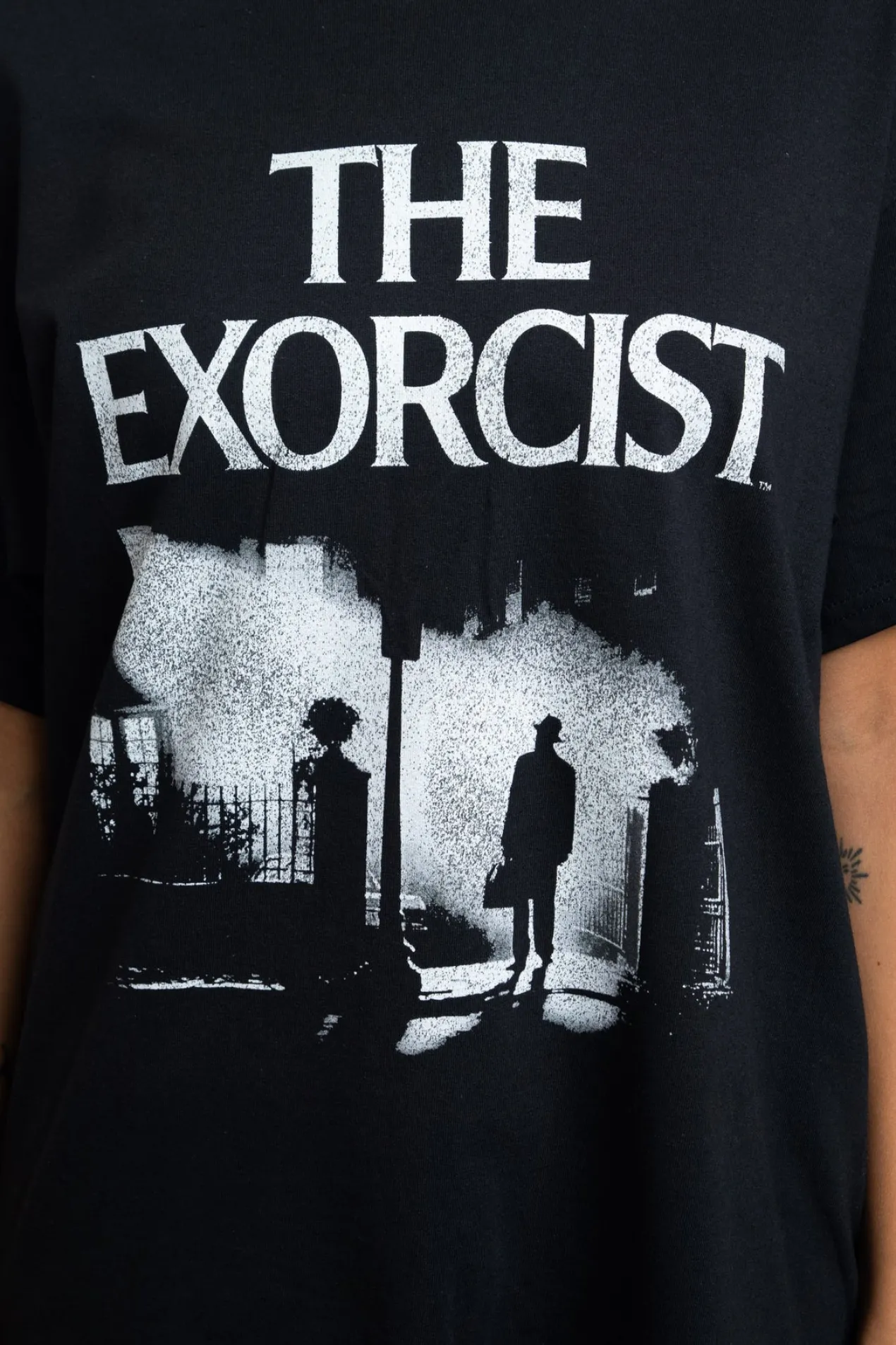Women Daisy Street Tops | T-Shirts-Relaxed T-Shirt with The Exorcist Graphic