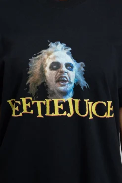 Women Daisy Street Tops | T-Shirts-Relaxed T-Shirt with Beetlejuice Graphic
