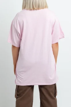 Women Daisy Street T-Shirts-Relaxed T-Shirt with Wildlands Print