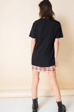Women Daisy Street Band Tees-Relaxed T-Shirt with Billie Eilish Print