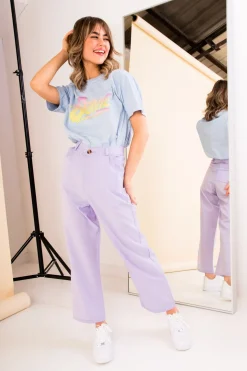 Women Daisy Street Band Tees | T-Shirts-Relaxed T-Shirt with Bowie Print
