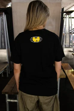 Women Daisy Street Band Tees | T-Shirts-Relaxed T-Shirt with Wu-Tang Clan Print