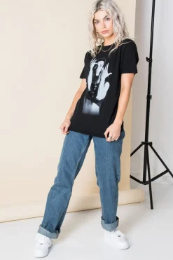 Women Daisy Street Band Tees | T-Shirts-Relaxed T-Shirt with Prince Parade Print
