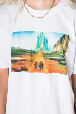 Women Daisy Street T-Shirts-Relaxed T-Shirt with Wizard of Oz Print