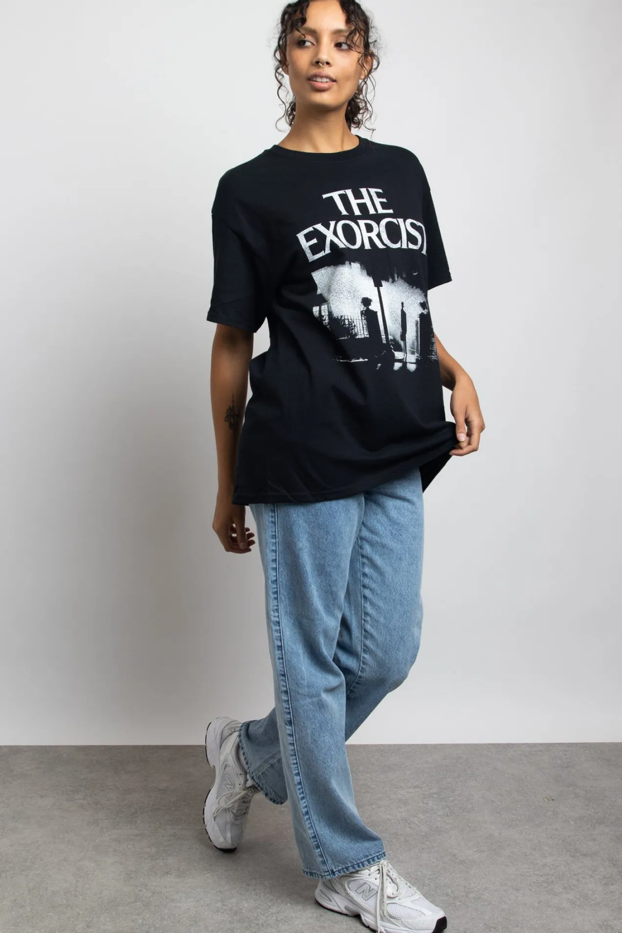 Women Daisy Street Tops | T-Shirts-Relaxed T-Shirt with The Exorcist Graphic