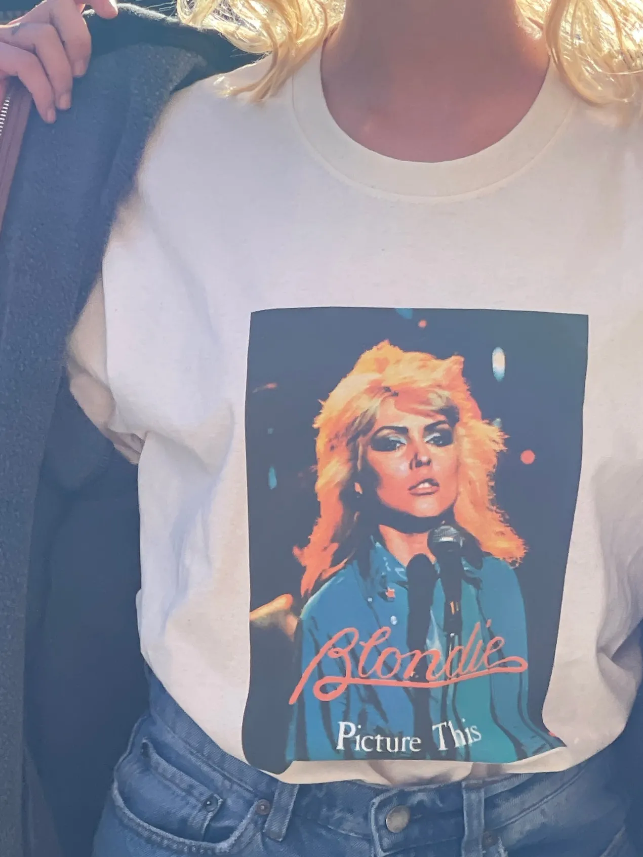 Women Daisy Street Band Tees | T-Shirts-Relaxed T-Shirt with Blondie Picture This Print