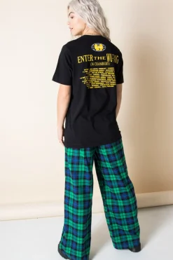 Women Daisy Street Band Tees | T-Shirts-Relaxed T-Shirt with Wu-Tang Clan Print
