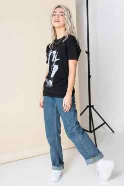 Women Daisy Street Band Tees | T-Shirts-Relaxed T-Shirt with Prince Parade Print