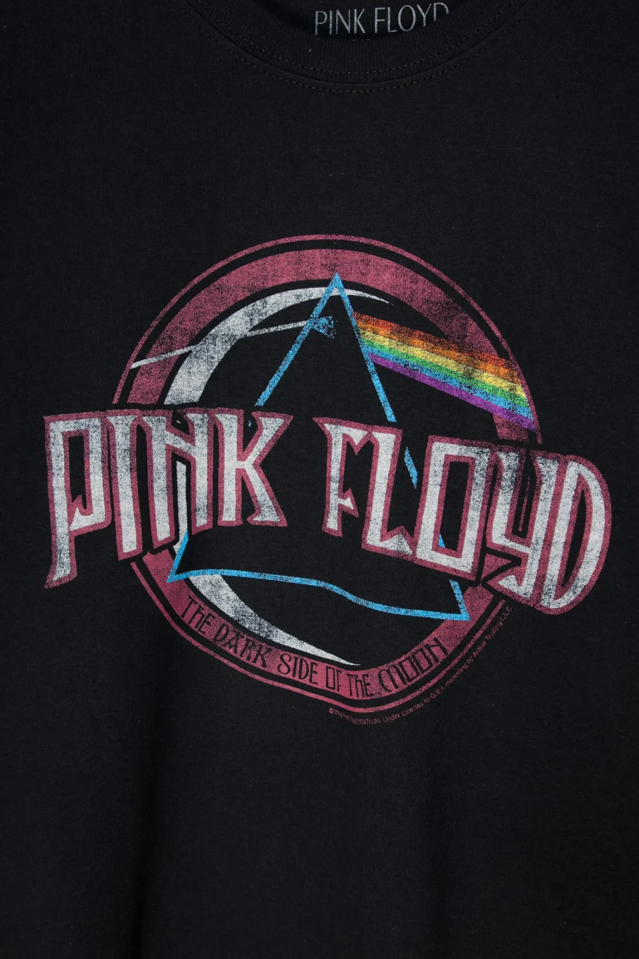 Women Daisy Street Band Tees | T-Shirts-Relaxed T-Shirt with Pink Floyd Print