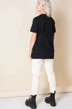 Women Daisy Street Band Tees | T-Shirts-Relaxed T-Shirt with Billie Eilish Print