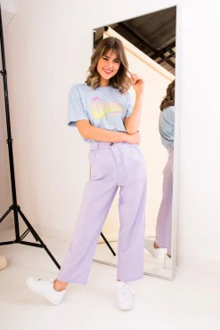 Women Daisy Street Band Tees | T-Shirts-Relaxed T-Shirt with Bowie Print