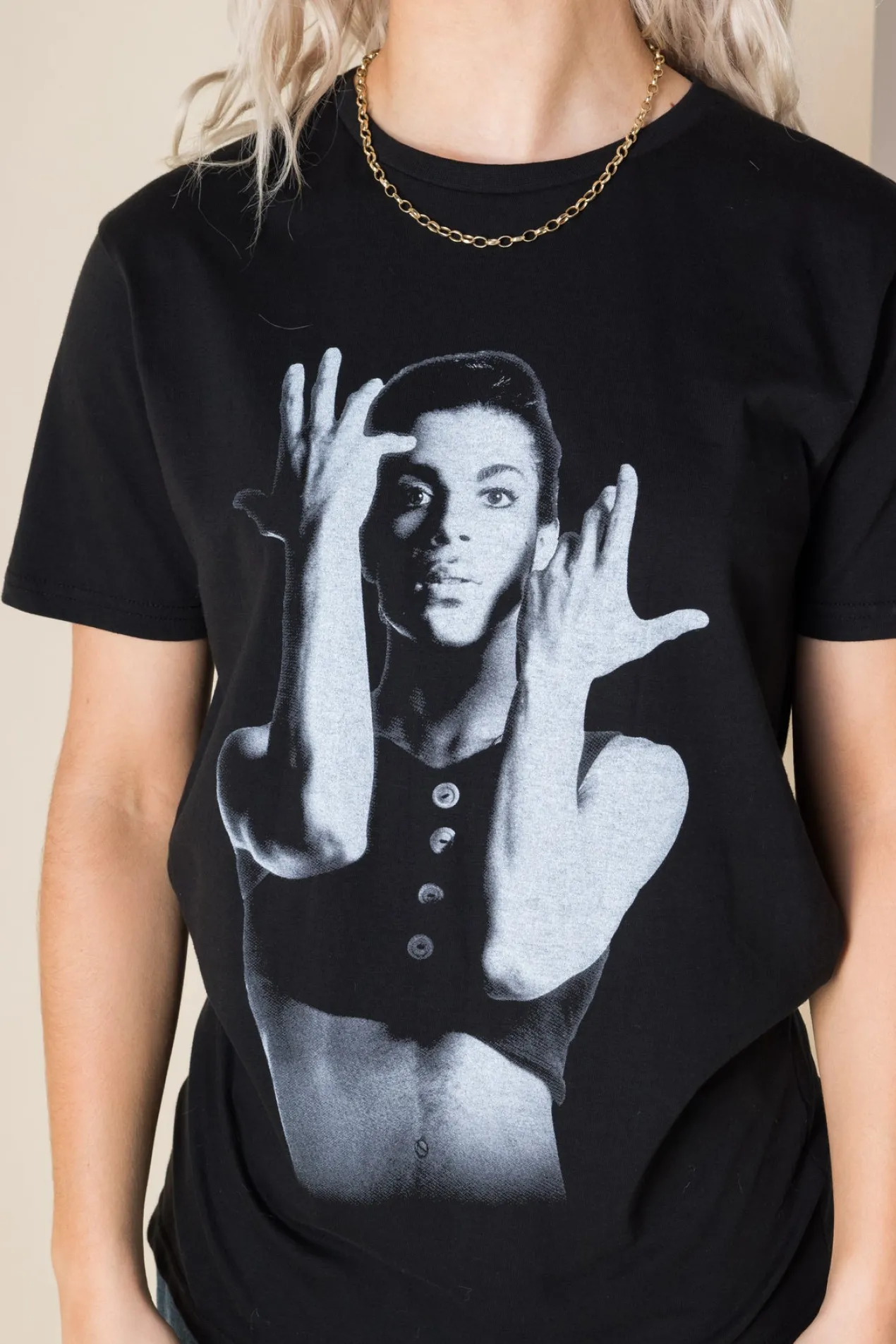 Women Daisy Street Band Tees | T-Shirts-Relaxed T-Shirt with Prince Parade Print