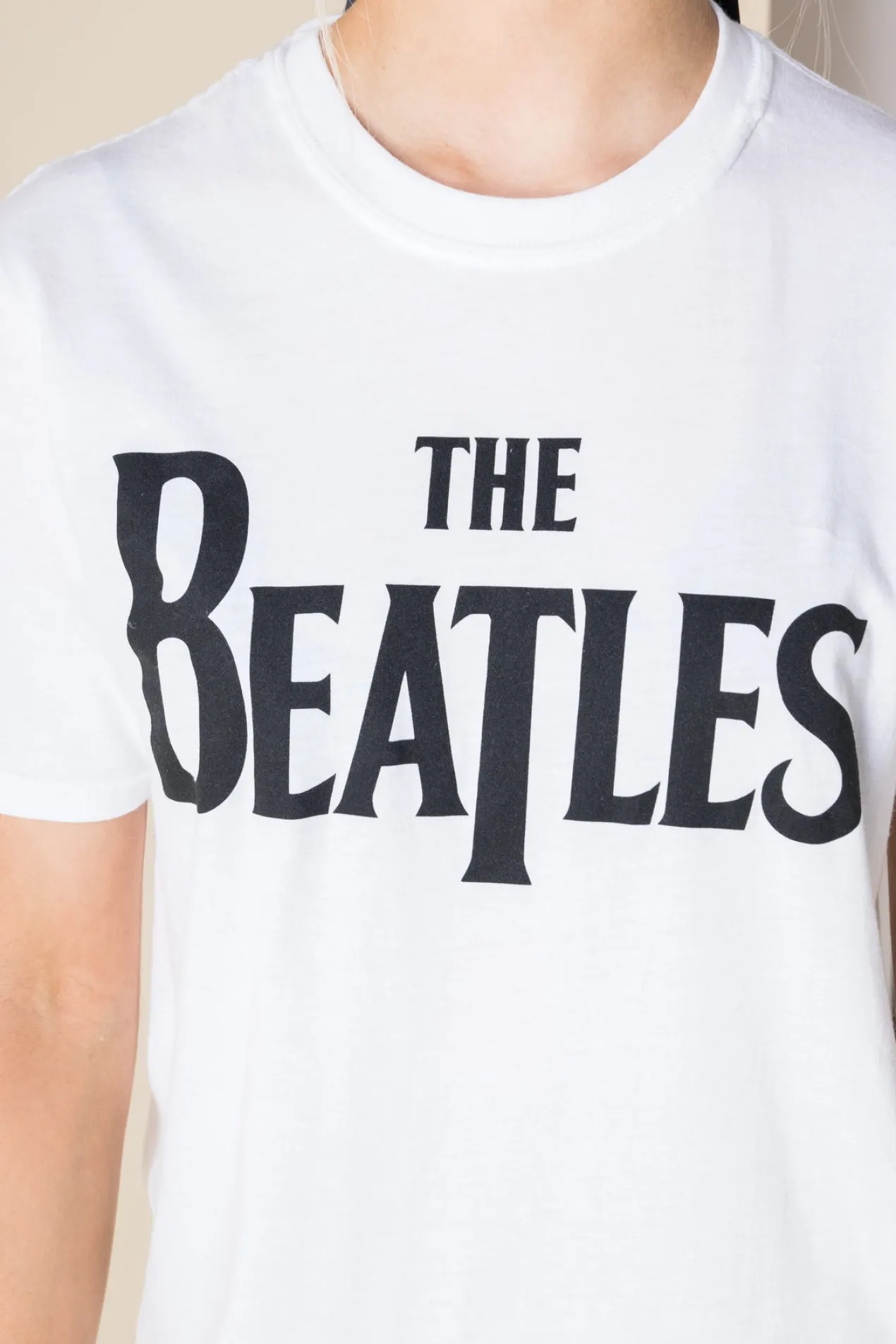 Women Daisy Street Band Tees | T-Shirts-Relaxed T-Shirt with The Beatles Print