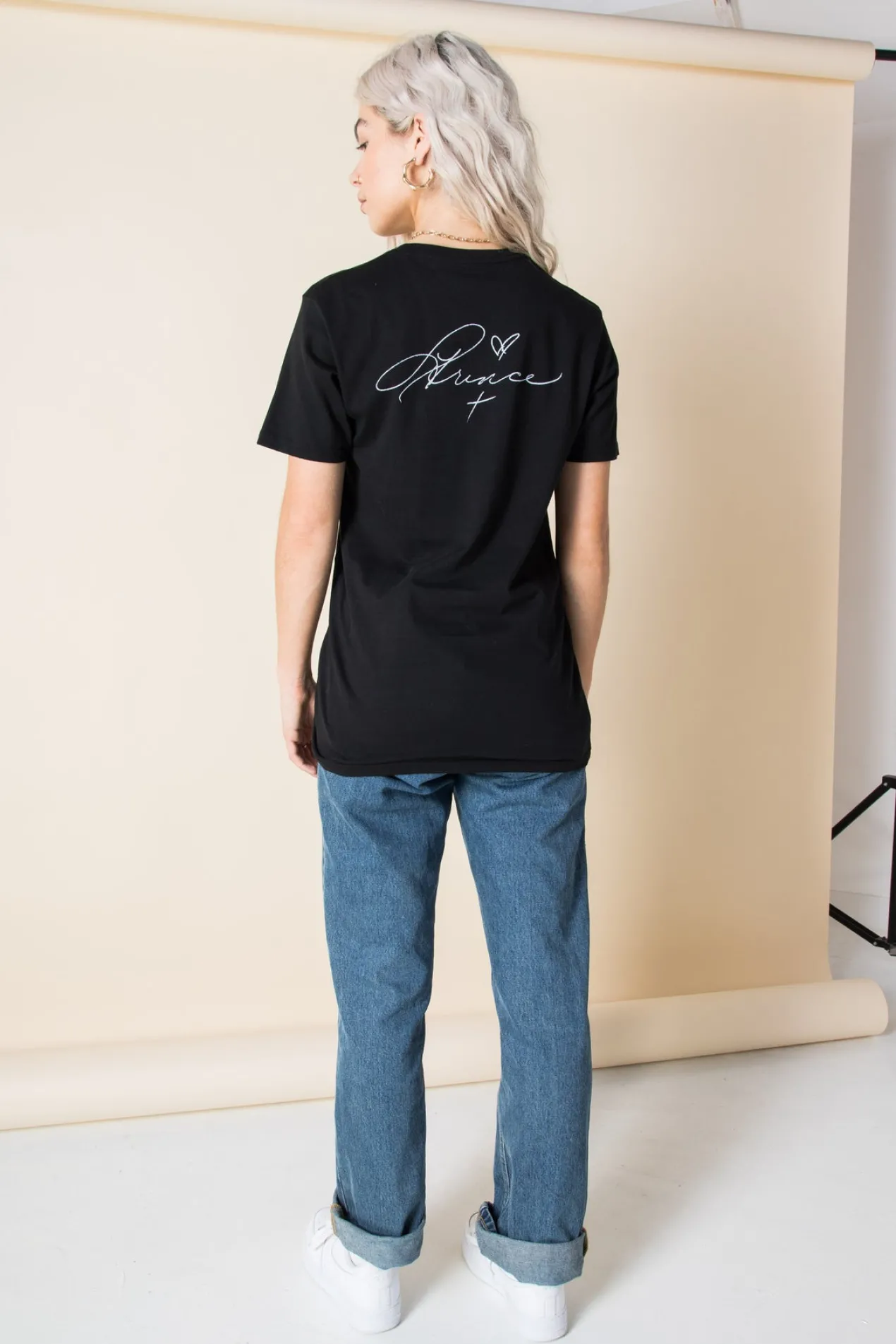 Women Daisy Street Band Tees | T-Shirts-Relaxed T-Shirt with Prince Parade Print