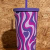 Daisy Street Homeware-Re-Usable Drinking Cup And Straw