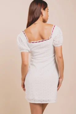 Women Daisy Street Dresses-Ribbon Detail Mini Dress