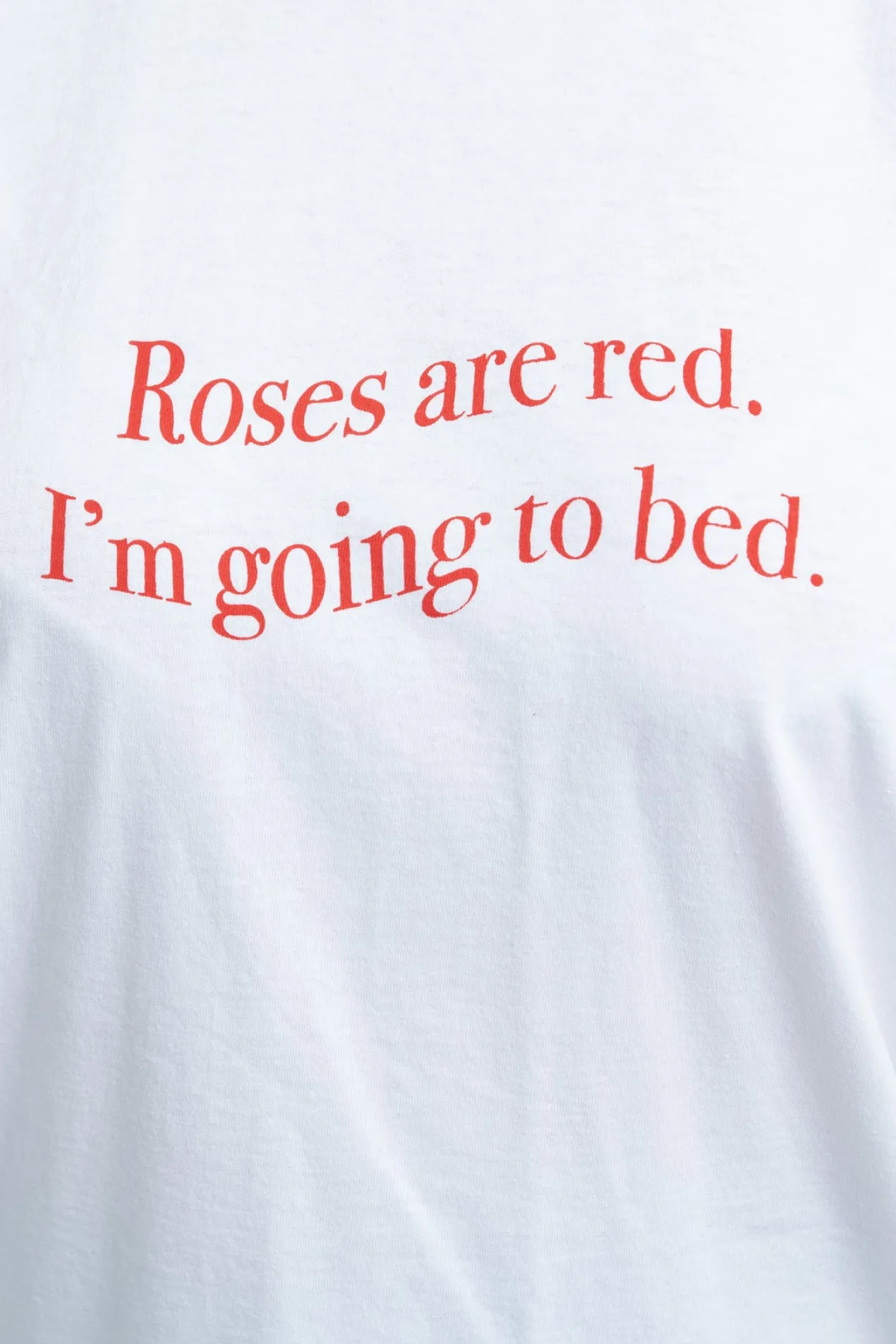 Women Daisy Street Tops | T-Shirts-Roses Are Red Pyjama Top