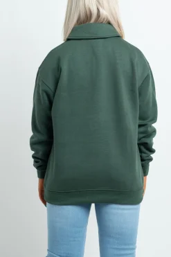 Women Daisy Street Hoodies & Sweatshirts-Rugby Sweatshirt