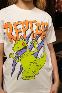 Women Daisy Street T-Shirts-Rugrats Reptar Tee