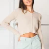 Women Daisy Street Cardigans-90's Cropped Cardigan in