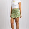 Women Daisy Street Skirts-Shirred Mini Skirt In Lemon Print
