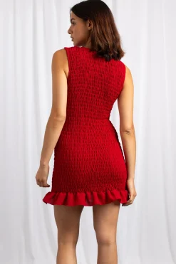 Women Daisy Street Dresses-Shir Mini Dress