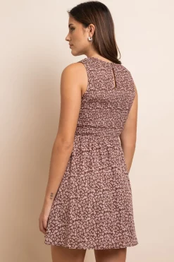 Women Daisy Street Dresses-Shirred Sleeveless Alexis Dress