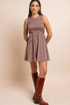 Women Daisy Street Dresses-Shirred Sleeveless Alexis Dress