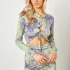 Women Daisy Street Dresses-Slinky Tie Front Dress