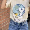 Women Daisy Street T-Shirts-Snoopy Peanuts Tee