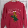 Women Daisy Street Hoodies & Sweatshirts-Sweatshirt With Grinch Christmas Print