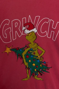Women Daisy Street Hoodies & Sweatshirts-Sweatshirt With Grinch Christmas Print