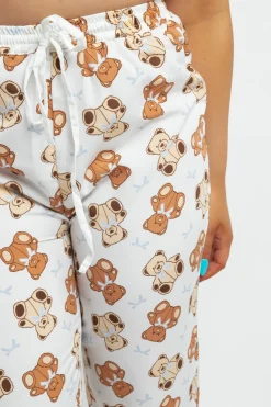 Women Daisy Street Trousers | T-Shirts-Teddy Pyjama Set
