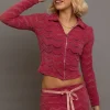 Women Daisy Street Partywear | Tops-Textured Fitted Shirt