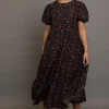 Women Daisy Street Dresses-Tiered Smock Dress