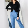 Women Daisy Street Trousers-Trousers in Blue