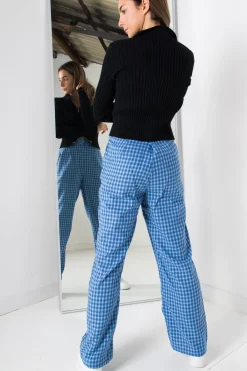 Women Daisy Street Trousers-Trousers in Blue