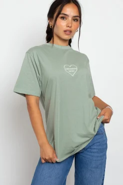 Women Daisy Street Tops | T-Shirts-T-Shirt Iced Matcha Graphic