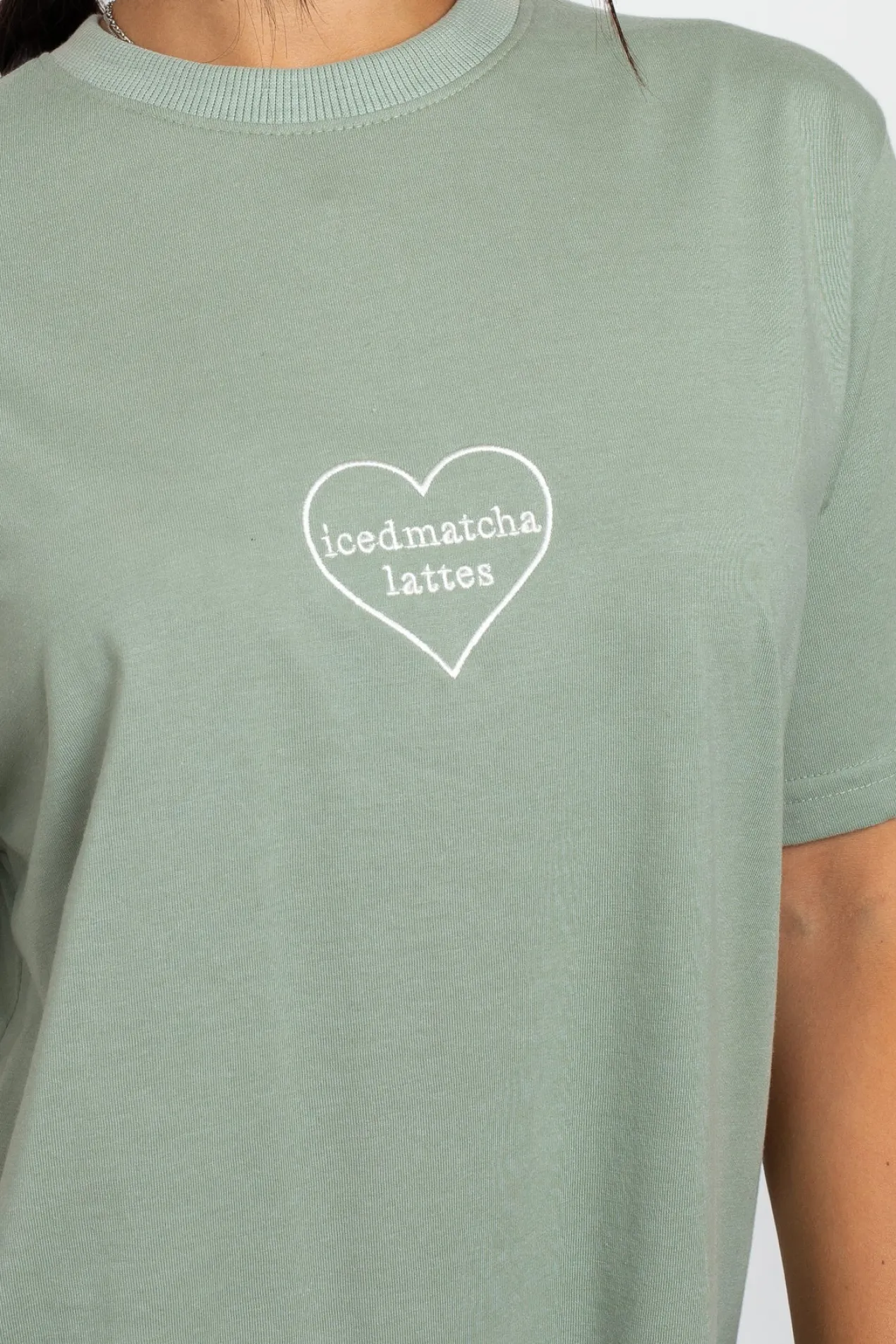 Women Daisy Street Tops | T-Shirts-T-Shirt Iced Matcha Graphic