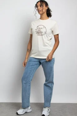 Women Daisy Street T-Shirts-T-Shirt with Vintage Style Fairy Graphic