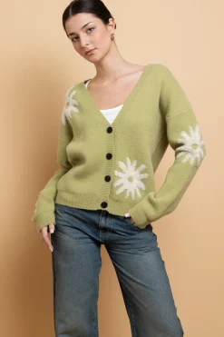Women Daisy Street Tops | Cardigans-Tufted Intarsia Cardigan