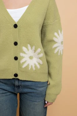 Women Daisy Street Tops | Cardigans-Tufted Intarsia Cardigan