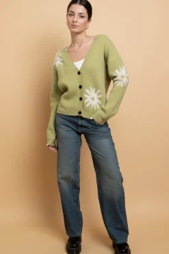 Women Daisy Street Tops | Cardigans-Tufted Intarsia Cardigan