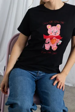 Women Daisy Street Tops | T-Shirts-Wine Me Dine Me Tee