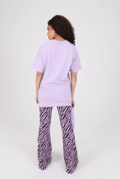 Women Daisy Street T-Shirts-X Bratz Relaxed T-Shirt with Logo in Gradient Fuschia