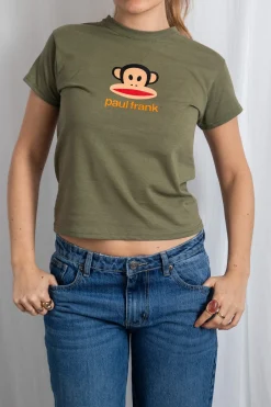 Women Daisy Street T-Shirts-X PAUL FRANK JULIUS CLASSIC BABY TEE