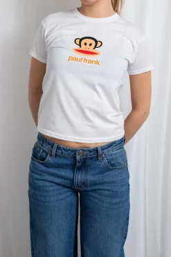 Women Daisy Street T-Shirts-X PAUL FRANK JULIUS BABY TEE