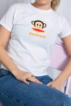 Women Daisy Street T-Shirts-X PAUL FRANK JULIUS BABY TEE