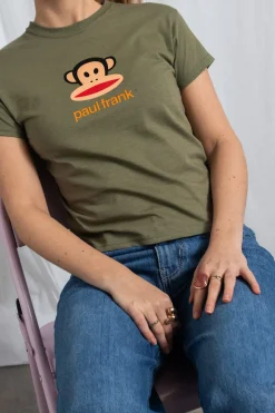 Women Daisy Street T-Shirts-X PAUL FRANK JULIUS CLASSIC BABY TEE